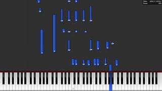 Gershwin  American in Paris Synthesia Piano Tutorial [upl. by Bryan]