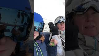 Pull the lever kronk on a ski lift🤣🤣🤣🤣pullthelever falling funny [upl. by Mcgray]