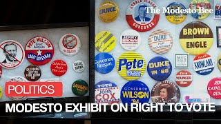 Modesto Museum Unveils New Exhibit Celebrating California Elections And Voting Rights [upl. by Tiffanie]