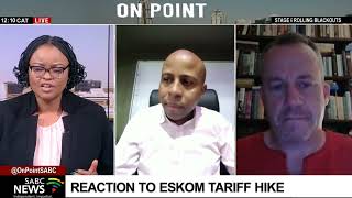 Reaction to Eskom tariff hike [upl. by Arenahs]