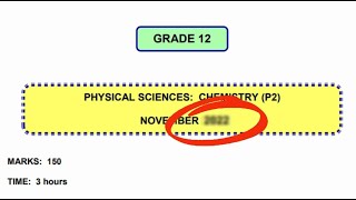 Prelim 2022 Organic Chemistry Grade 12 Exam Question [upl. by Arza]