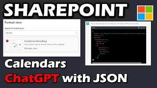 Conditional Formatting Calendars amp Using ChatGPT to write JSON Code [upl. by Ebsen]