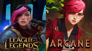 ARCANE VS LEAGUE OF LEGENDS LORE ORIGINAL [upl. by Beverle816]