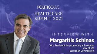 Interview with Margaritis Schinas vice president European Commission  HCS [upl. by Beverle653]