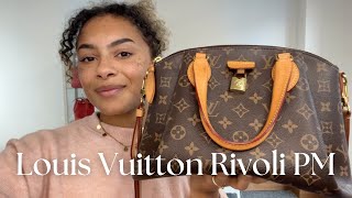 Louis Vuitton Rivoli PM Bag Review [upl. by Noivaz551]