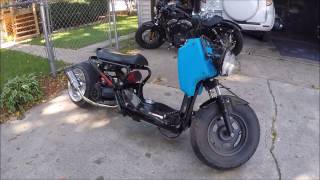 Honda Ruckus Gy6 150cc Build and first Ride [upl. by Turpin]