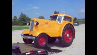 1938 MinneapolisMoline Comfortractor Arrives at Heartland Acres Agribition Center [upl. by Clementi305]