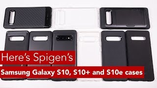 Heres Spigens Samsung Galaxy S10 S10 and S10e cases [upl. by Nayd]