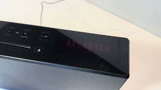 Sony CMTX3CD Personal Audio System CD Bluetooth Radio USB Player Speaker Demo [upl. by Hpeseoj]