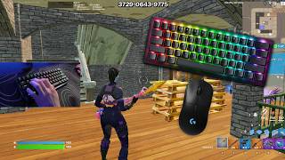 Razer Huntsman V3 Pro Mini SNAP TAP Fortnite Keyboard amp Mouse Sounds Gameplay 4K [upl. by Airdnazxela]