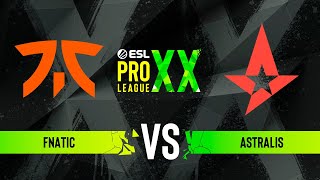 fnatic vs Astralis  ESL Pro League Season 20  Group C [upl. by Till]