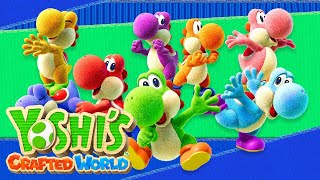 Yoshis Crafted World  Full Game 100 Walkthrough [upl. by Tracay]