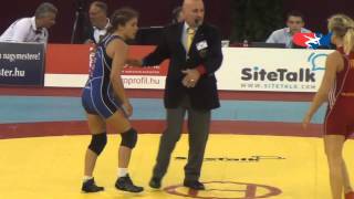 World W  Mattsson SWE dec Maroulis USA 55 kg quarters [upl. by Apicella]