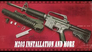 KING ARMS M203 installation and more [upl. by Hannaoj]