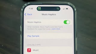 How to Enable Music Haptics on iPhone 16 [upl. by Kihtrak]