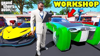 Franklin Sold Most Expensive Luxury Car In His Workshop in GTA 5  SHINCHAN and CHOP [upl. by Stelu]