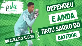 GOLEIRO DO PALMEIRAS DEFENDE DOIS PÊNALTIS  FINAL BRASILEIRO SUB 20 [upl. by Yenor]