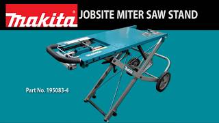 MAKITA Jobsite Miter Saw Stand 1950834 [upl. by Keen637]