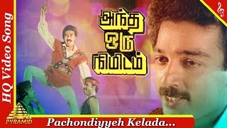 Pachondiyyeh Kelada Video Song Andha Oru Nimidam Movie Songs Kamal HaasanUrvashiPyramid Music [upl. by Sigler]