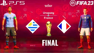 FIFA 23  URUGUAY VS FRANCE  Fifa World Cup Qatar Final 2022  PS5™ 4K60fps [upl. by Micaela]