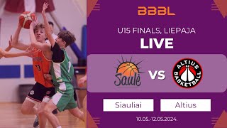 Siauliai 2009 vs TaltechAltius 2009  BBBL Boys U15 Final Stage  Group Phase [upl. by Virendra]