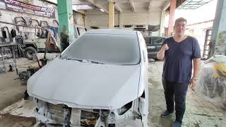 Bengkel Body Repair Khusus Sultan cuma Performa Auto amp Body yg berikan bonus kaca depan ikut dicat [upl. by Fai808]