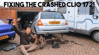 FIXING THE CRASHED CLIO 172 [upl. by Toh]