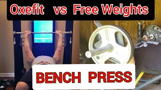 Oxefit XS1 vs Free Weights Bench Press [upl. by Hadria62]