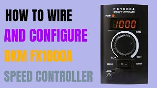 Speed Controller DKM FX1000A The Key to Efficient AC Gear Motor Use [upl. by Bills]