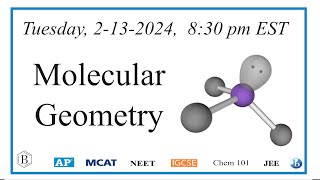 Molecular Geomerty including Organic Molecules [upl. by Silado607]