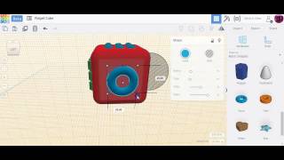 Tinkercad Fidget Cube [upl. by Yddeg]