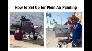 Watercolor Plein Air Set Up [upl. by Uase972]