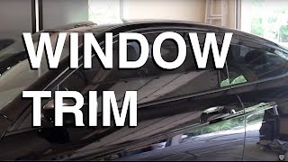 Blacking Out Window Trim using PlastiDip [upl. by Saqaw]