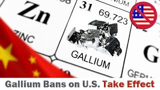 Chinas gallium metal bans have taken effect and the global delivery of US F35 fighter jets is zero [upl. by Awjan]