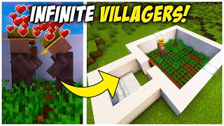 Simple Villager Breeder Tutorial  Minecraft Java 1206 [upl. by Vladamar]