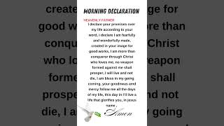 Declare God’s Word Over Your Life Morning Blessings [upl. by Noslien]