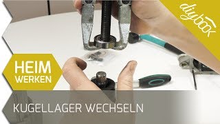 Kugellager tauschen Am Beispiel eines Waschmaschinenmotors [upl. by Caralie]