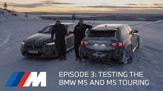 Episode 3 BMW M5 amp M5 Touring Roadtrip from Munich to Arjeplog – One last big winter testing [upl. by Oswin]