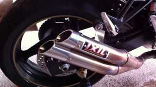 SUZUKI GSR750 IXIL Silencers sans les chicanes [upl. by Eseer]