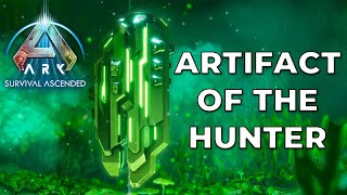 How to Find the Artifact of the Hunter  The Island Ark Survival Ascended 2024 [upl. by Larrej]