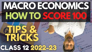 Class 12 Session 202223  Macro Economics  How to Score Full  Best Tips amp Tricks  CA Parag Gupta [upl. by Klenk]