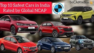 Top 10 Safest Car in India Rated by Global NCAP [upl. by Raf]