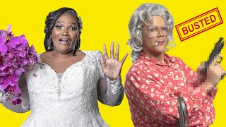 Bride Talks About Tyler Perrys Madea Crashing Her Wedding  Suzanne Delawar [upl. by Sammons]