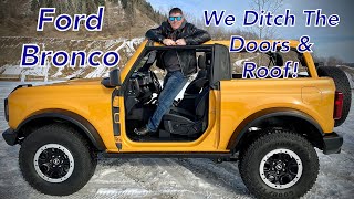 How to REMOVE your HARD TOP on your FORD BRONCO in real time [upl. by Ahsyt]