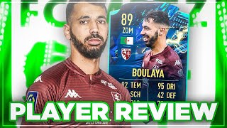 FIFA 21 ATALS STRONG LINK BOULAYA TOTS MOMENTS PLAYER REVIEW [upl. by Annuaerb366]