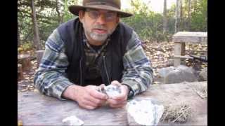 Locating And Using Rocks to Start A Fire [upl. by Mischa]