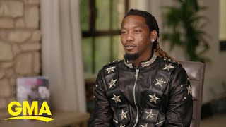 Offset talks new song with Cardi B and how Jamie Lee Curtis ended up in music video  GMA [upl. by Acnaib]