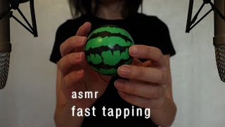 ASMR Fast Tapping on 3 Bassy Items NO TALKING [upl. by Guyon343]