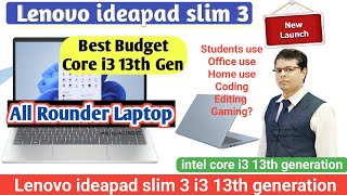 Lenovo ideapad slim 3  intel core i3 13th generation  13th gen laptop  Laptop for Students [upl. by Case262]