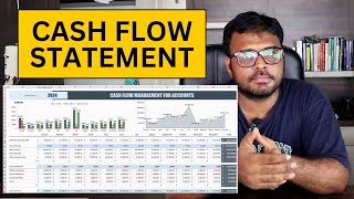 Understanding Cash Flow Statement Example in Hindi  Cash Flow Excel File  Part 4 [upl. by Adnohsar]